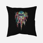 Dark Collage-none removable cover throw pillow-Zeeee