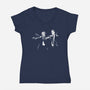Dark Fiction II-womens v-neck tee-zerobriant