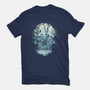 Dark Forest Skull-mens heavyweight tee-Sitchko Igor