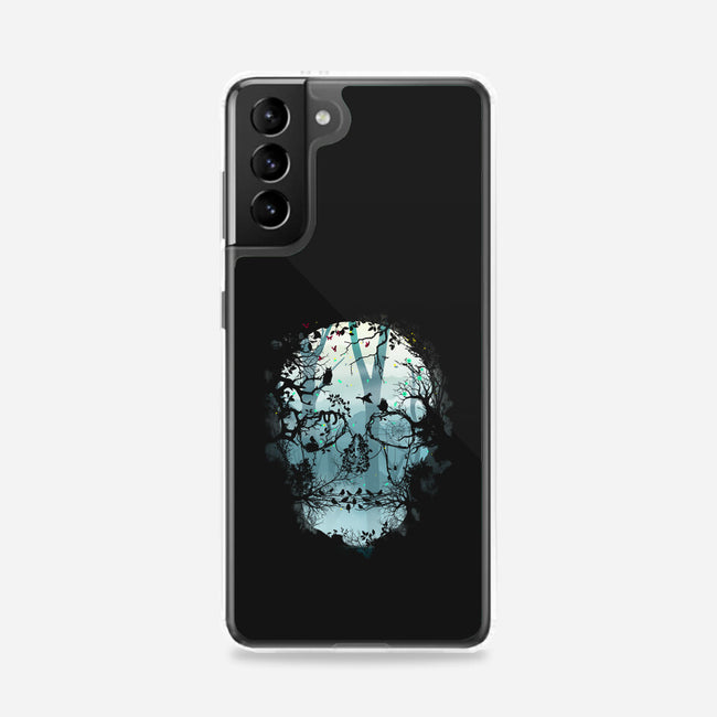 Dark Forest Skull-samsung snap phone case-Sitchko Igor