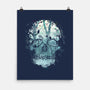 Dark Forest Skull-none matte poster-Sitchko Igor