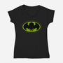 Dark God Rises-womens v-neck tee-IdeasConPatatas