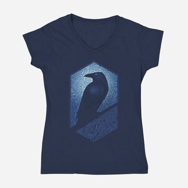 Dark Guardian-womens v-neck tee-RAIDHO