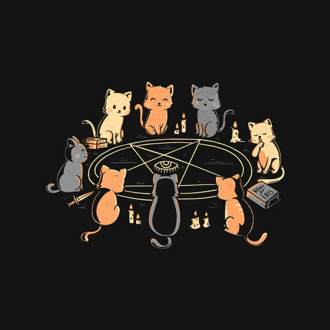 Dark Meowgic-none removable cover w insert throw pillow-yumie