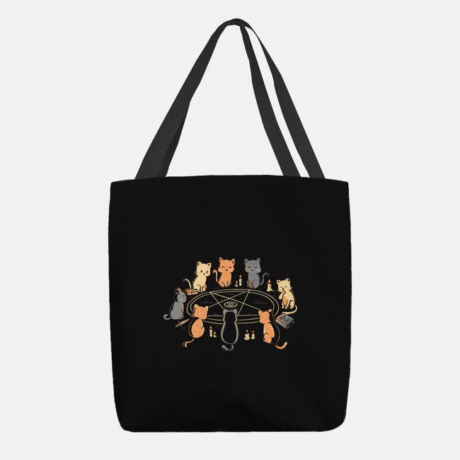 Dark Meowgic-none basic tote-yumie