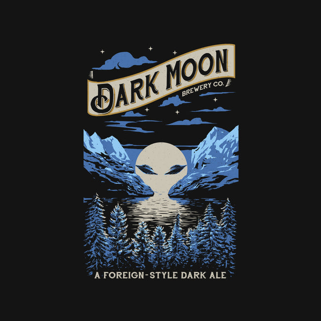 Dark Moon-none polyester shower curtain-gloopz