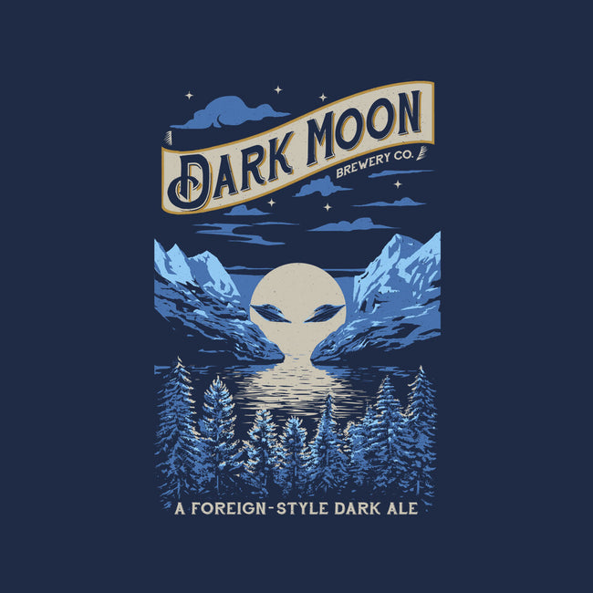 Dark Moon-none polyester shower curtain-gloopz