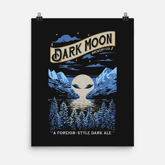 Dark Moon-none matte poster-gloopz