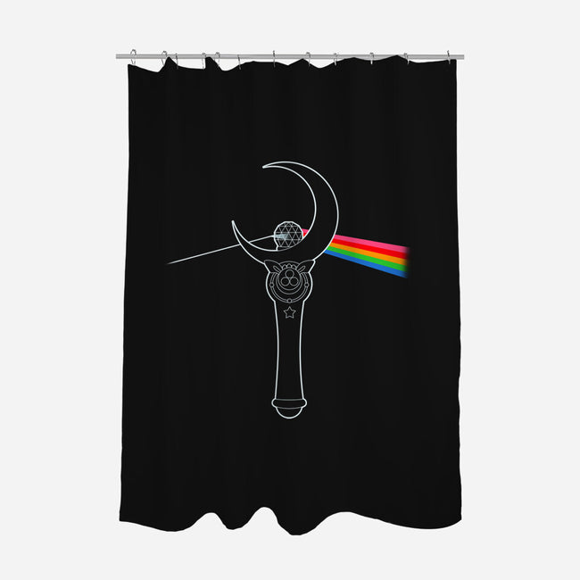Dark Side Of The Moon Stick-none polyester shower curtain-JollyNihilist