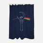 Dark Side Of The Moon Stick-none polyester shower curtain-JollyNihilist