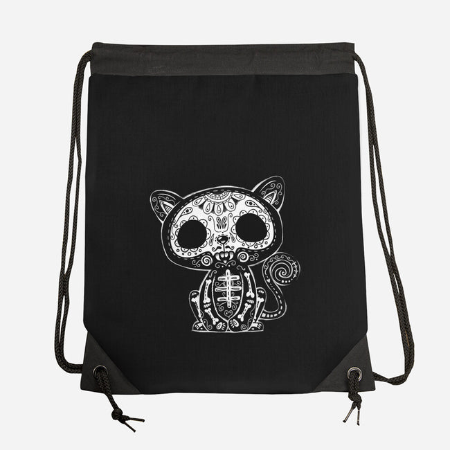 Day of the Kitty-none drawstring bag-wotto