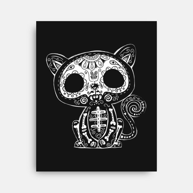 Day of the Kitty-none stretched canvas-wotto