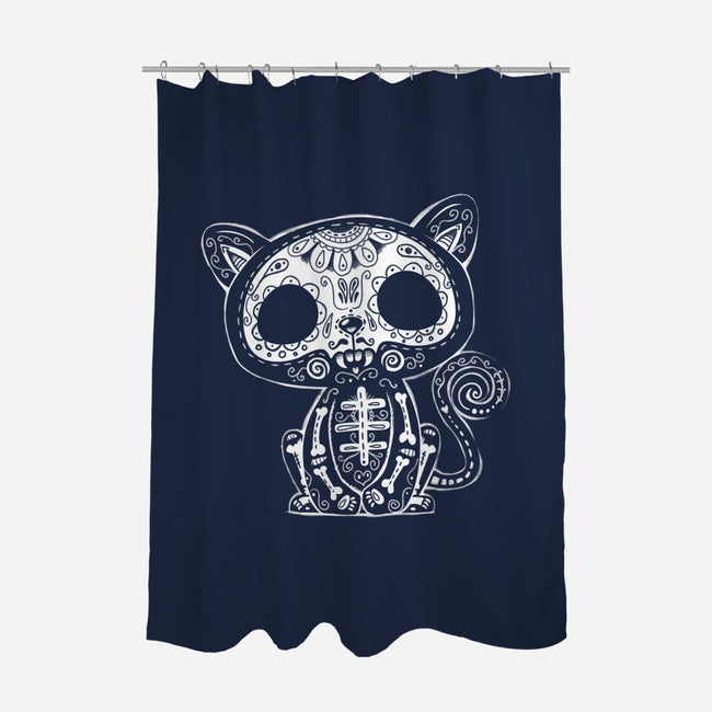 Day of the Kitty-none polyester shower curtain-wotto