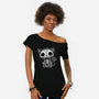 Day of the Kitty-womens off shoulder tee-wotto