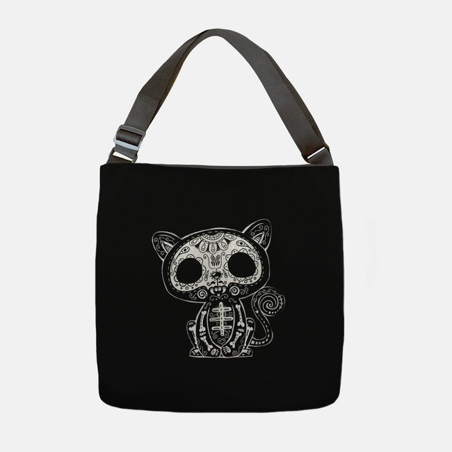 Day of the Kitty-none adjustable tote-wotto