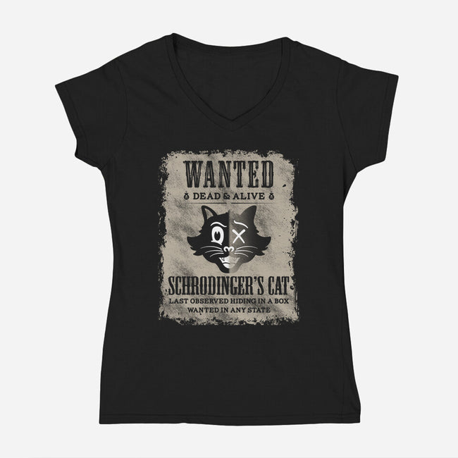Dead and Alive-womens v-neck tee-Beware_1984