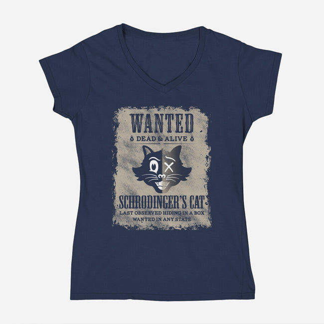 Dead and Alive-womens v-neck tee-Beware_1984