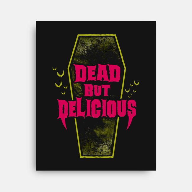 Dead but Delicious-none stretched canvas-Nemons