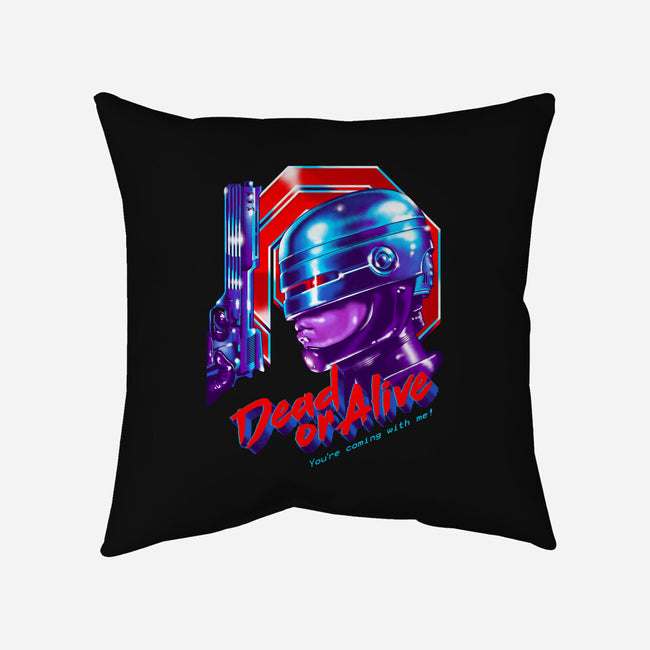 Dead or Alive-none removable cover w insert throw pillow-zerobriant