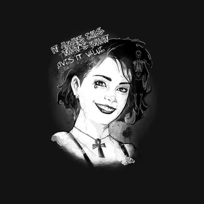 Dead Smile-womens v-neck tee-saqman