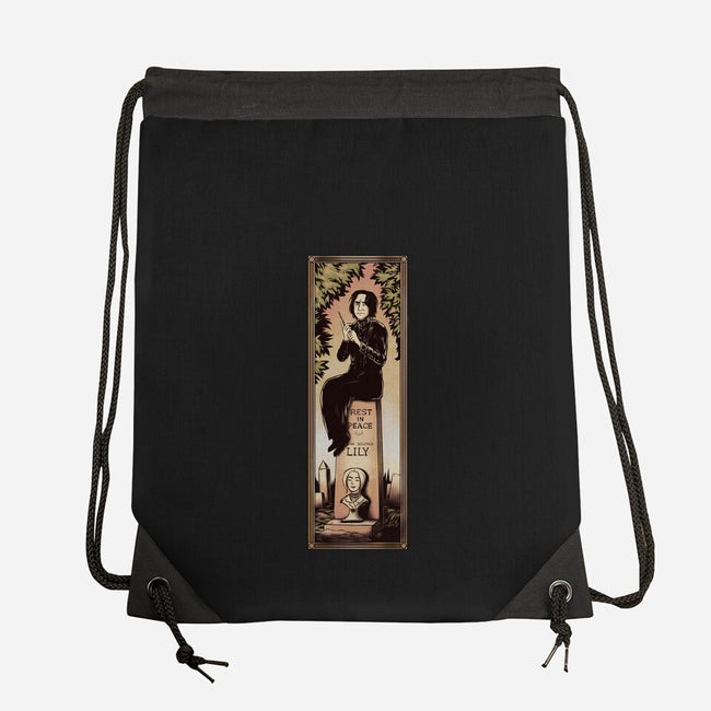 Dear Beloved Lily-none drawstring bag-Fishmas