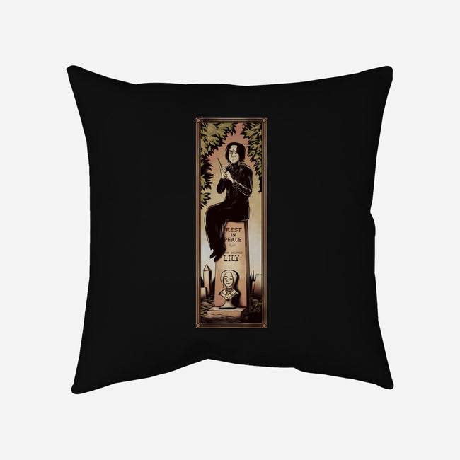 Dear Beloved Lily-none removable cover w insert throw pillow-Fishmas