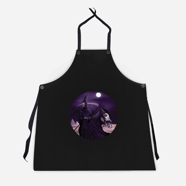 Death-unisex kitchen apron-andyhunt