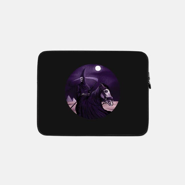 Death-none zippered laptop sleeve-andyhunt