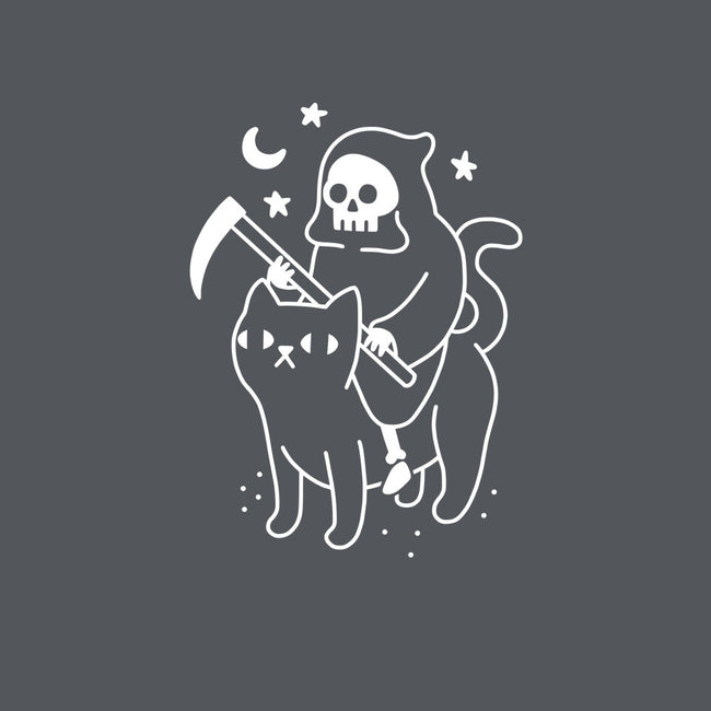 Death Rides A Black Cat-none drawstring bag-Obinsun