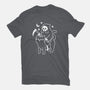 Death Rides A Black Cat-mens heavyweight tee-Obinsun