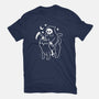 Death Rides A Black Cat-mens heavyweight tee-Obinsun