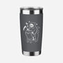 Death Rides A Black Cat-none stainless steel tumbler drinkware-Obinsun