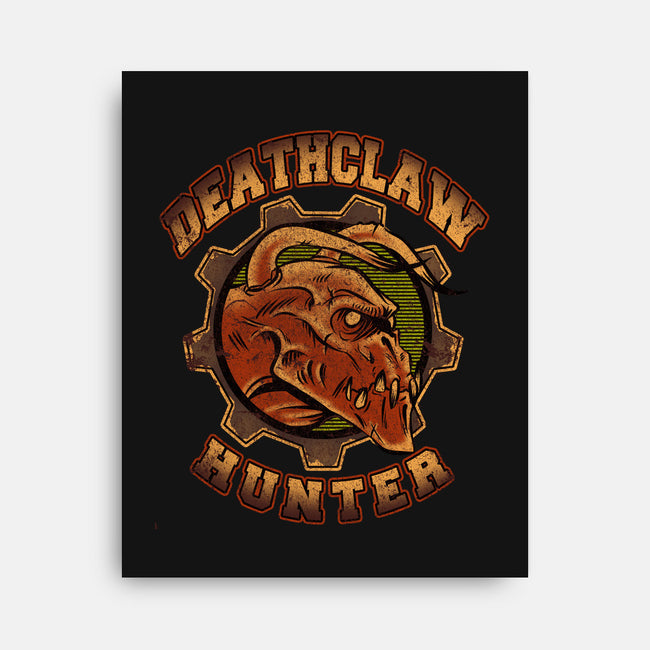 Deathclaw Hunter-none stretched canvas-Fishmas