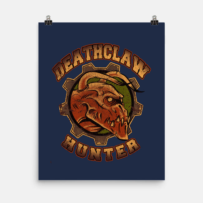 Deathclaw Hunter-none matte poster-Fishmas