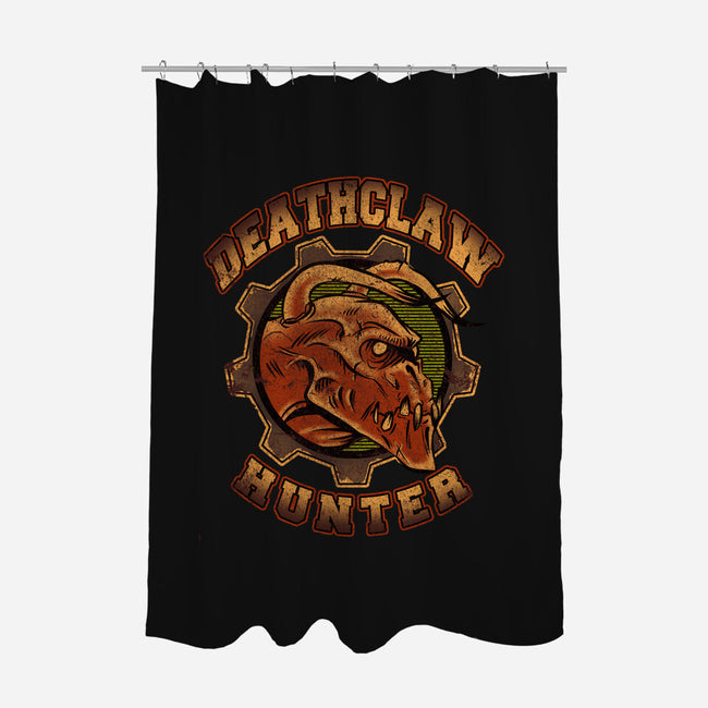 Deathclaw Hunter-none polyester shower curtain-Fishmas