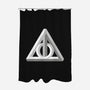 Deathly Impossible-none polyester shower curtain-Retro Review