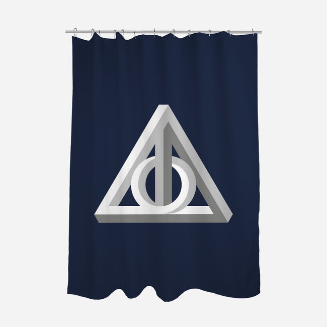 Deathly Impossible-none polyester shower curtain-Retro Review