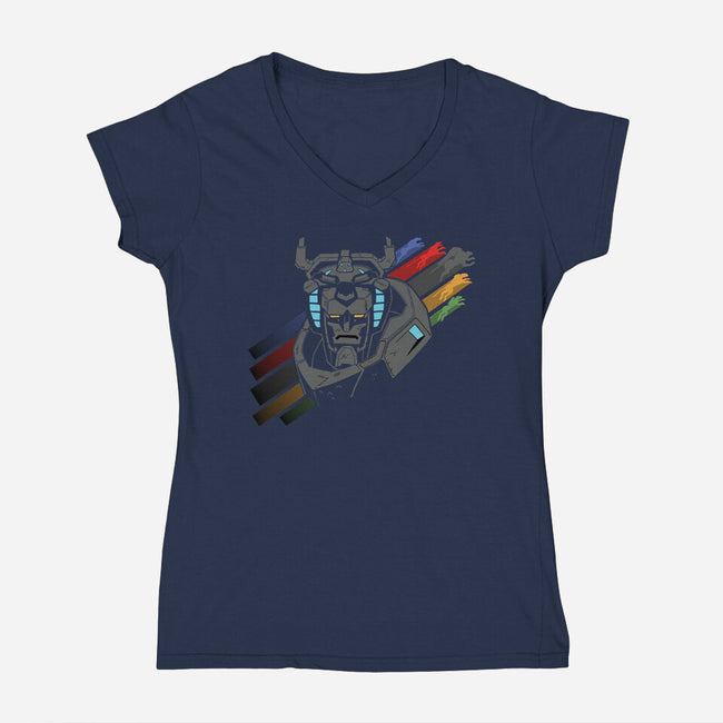 Defender-womens v-neck tee-tomkurzanski