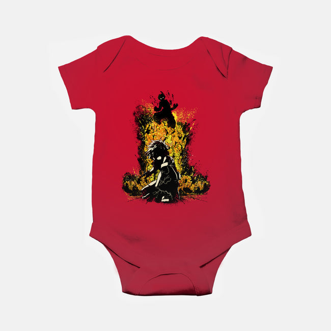 Dekuuu!!!-baby basic onesie-Dracortis