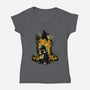 Dekuuu!!!-womens v-neck tee-Dracortis