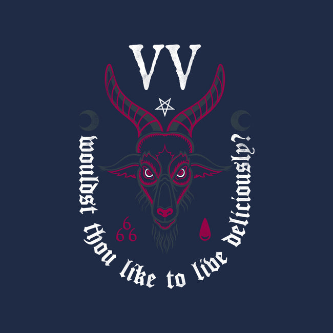 Deliciously?-womens v-neck tee-Nemons