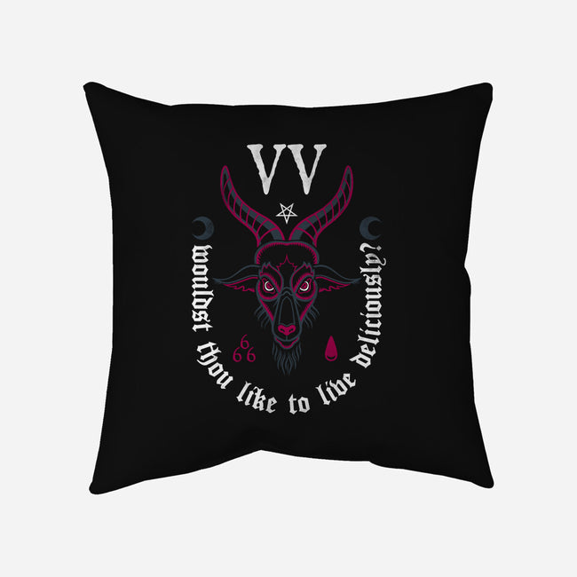 Deliciously?-none removable cover w insert throw pillow-Nemons