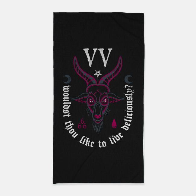 Deliciously?-none beach towel-Nemons