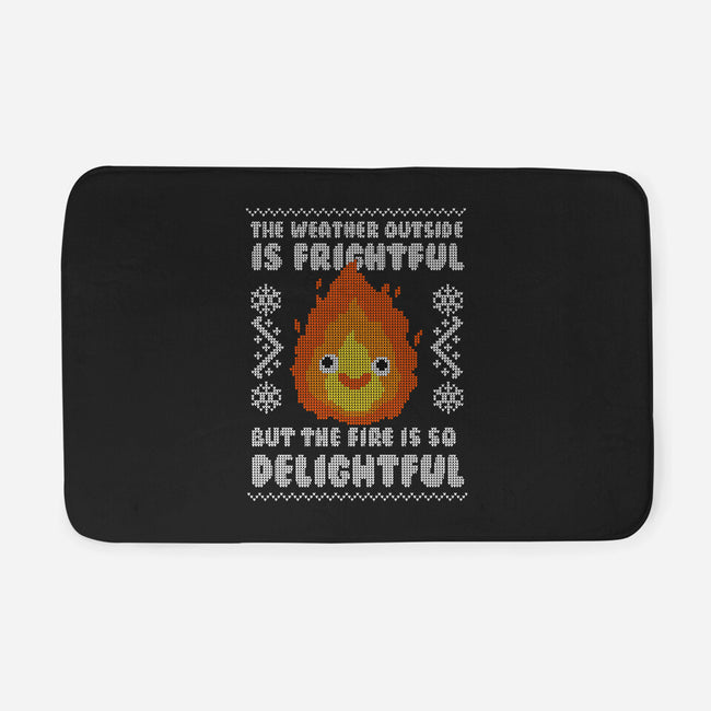 Delightful Fire!-none memory foam bath mat-Raffiti