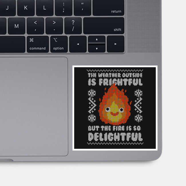 Delightful Fire!-none glossy sticker-Raffiti