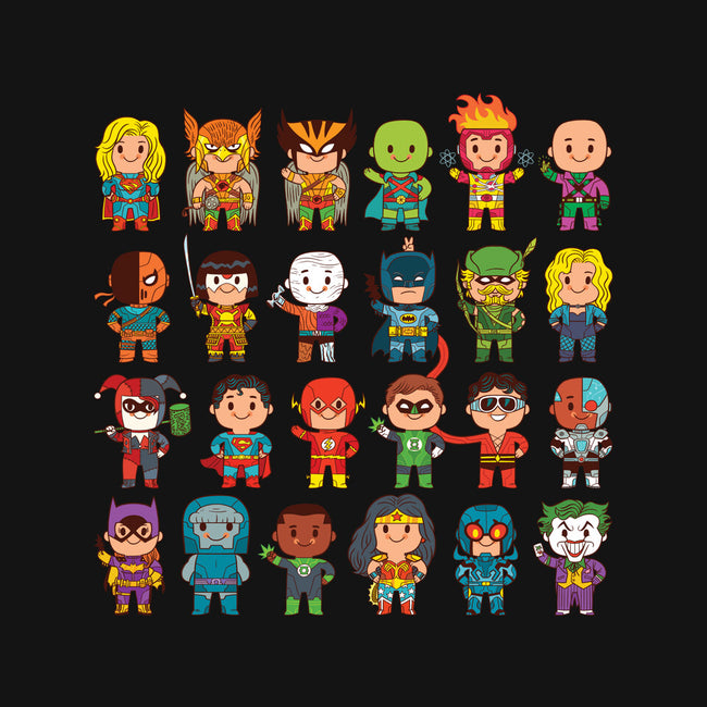 Delightfully Cute Little Heroes-youth crew neck sweatshirt-mattkaufenberg