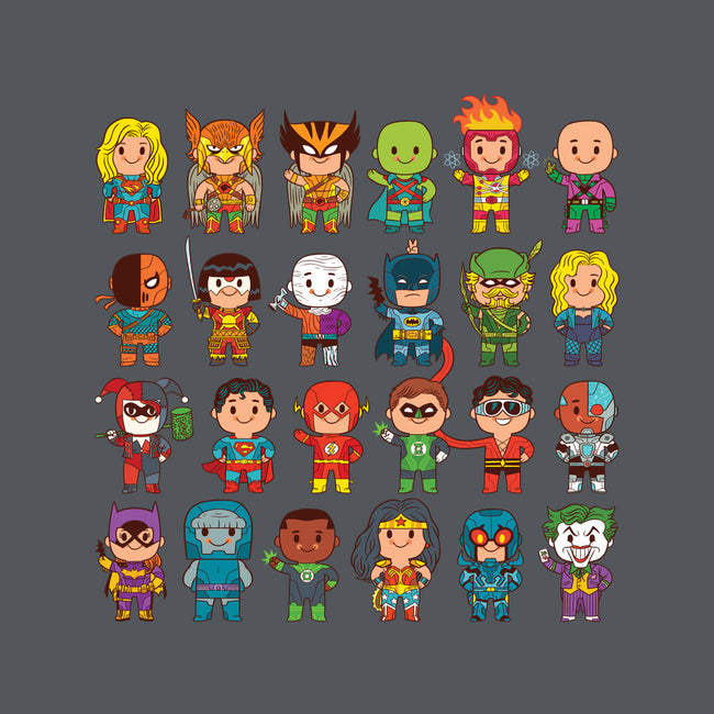 Delightfully Cute Little Heroes-none stretched canvas-mattkaufenberg