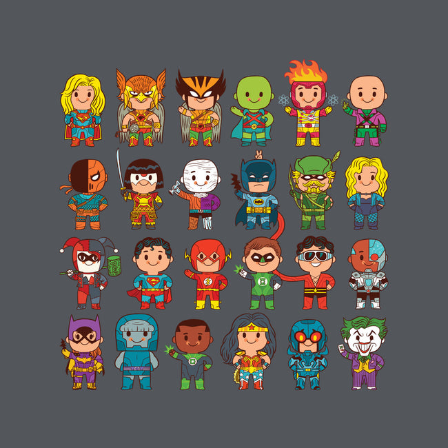 Delightfully Cute Little Heroes-none drawstring bag-mattkaufenberg