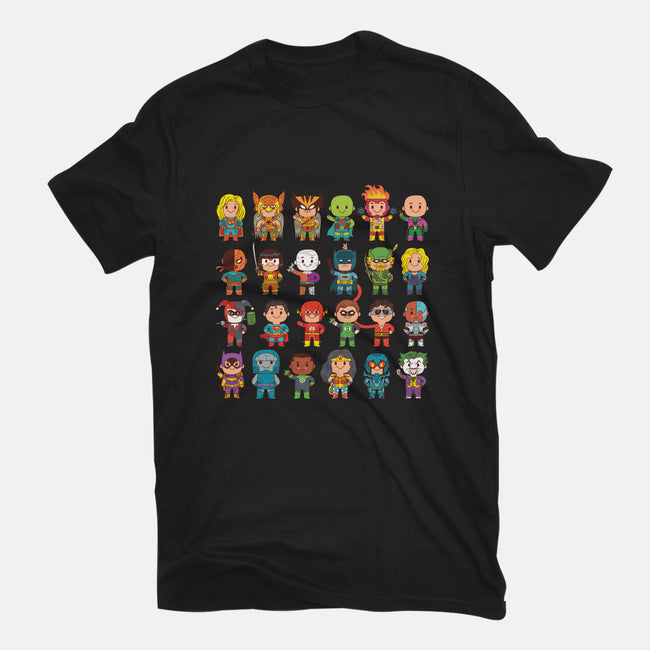 Delightfully Cute Little Heroes-mens heavyweight tee-mattkaufenberg