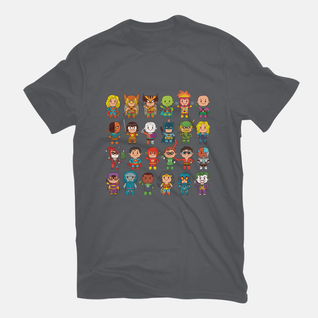 Delightfully Cute Little Heroes-mens heavyweight tee-mattkaufenberg